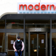 A view of Moderna headquarters on May 08, 2020 in Cambridge, Massachusetts.